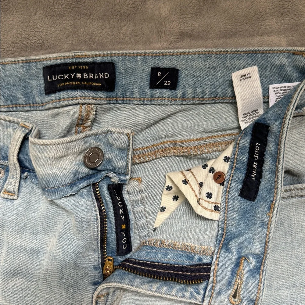 Lucky Brand Light Blue Denim Jeans - Picture 2 of 4